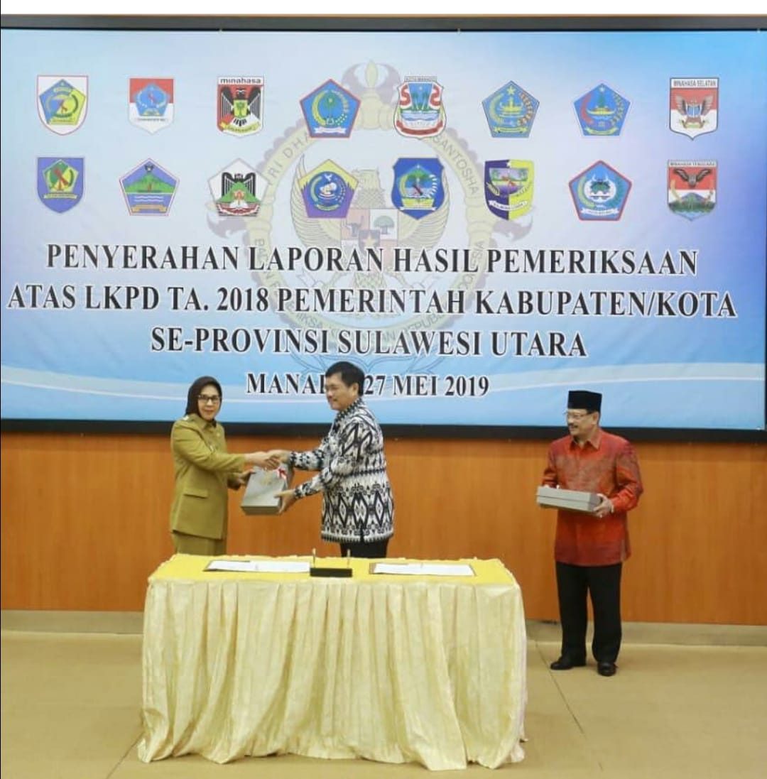 Penyerahan LHP atas Audit LKPD Tahun 2018